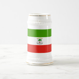 Caneca De Cerveja Bandeira da Guiné Equatorial