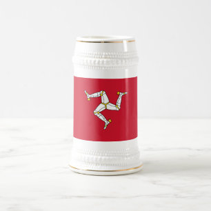 Caneca De Cerveja Bandeira da Ilha de Man