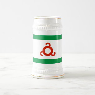 Caneca De Cerveja Bandeira da Ingushetia