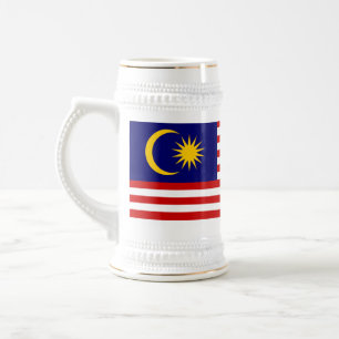 Caneca De Cerveja Bandeira da Malásia