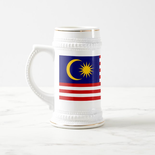 Caneca De Cerveja Bandeira da Malásia (Esquerda)