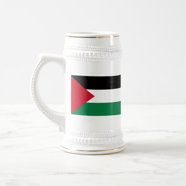 Caneca De Cerveja Bandeira da Palestina (Esquerda)