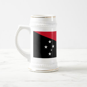 Caneca De Cerveja Bandeira da Papua-Nova Guiné