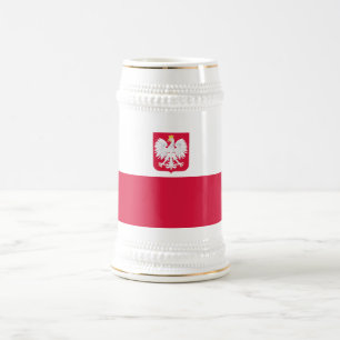 Caneca De Cerveja Bandeira da Polônia