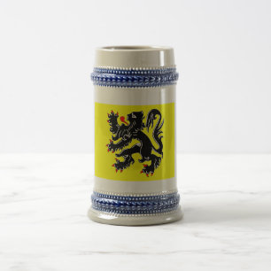 Caneca De Cerveja Bandeira da região de Flanders