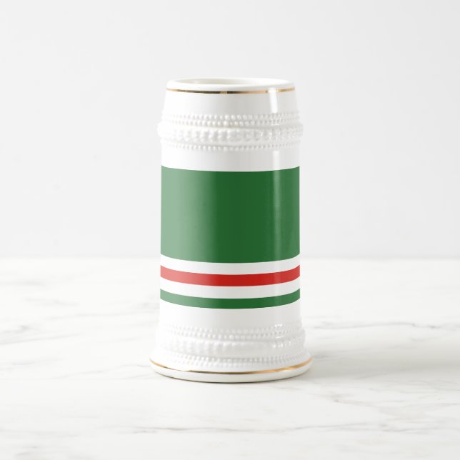 Caneca De Cerveja Bandeira da República da Chechênia (Centro)