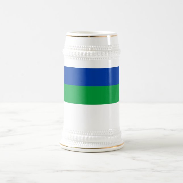 Caneca De Cerveja Bandeira da República Komi (Centro)