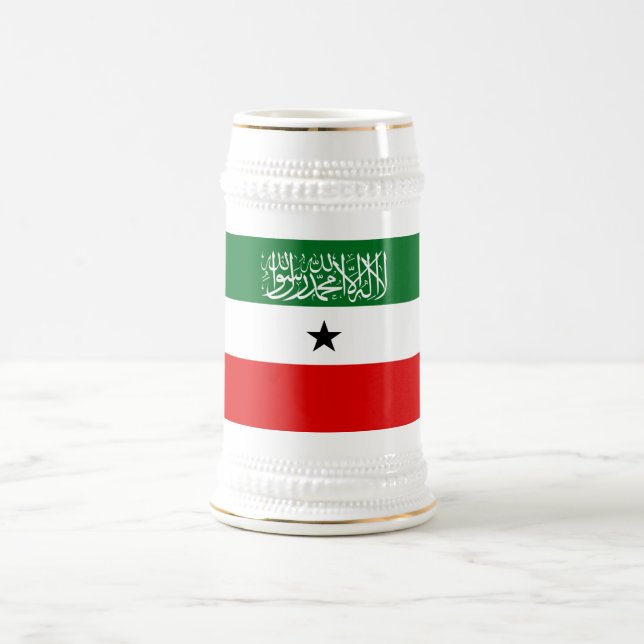 Caneca De Cerveja Bandeira da Somalilândia (Centro)