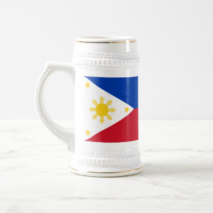 Caneca De Cerveja Bandeira das Filipinas
