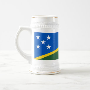 Caneca De Cerveja Bandeira das Ilhas Salomão