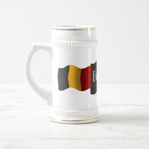 Caneca De Cerveja Bandeira de acendimento na Bélgica