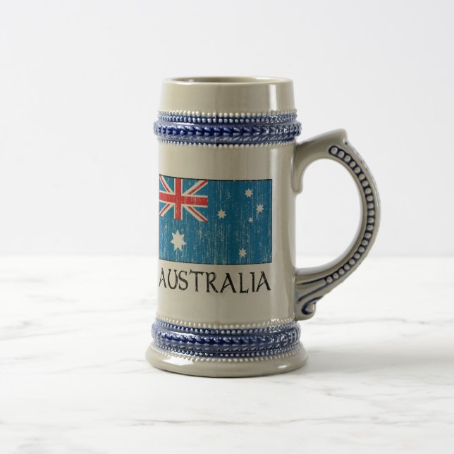 Caneca De Cerveja Bandeira de Austrália (Direita)