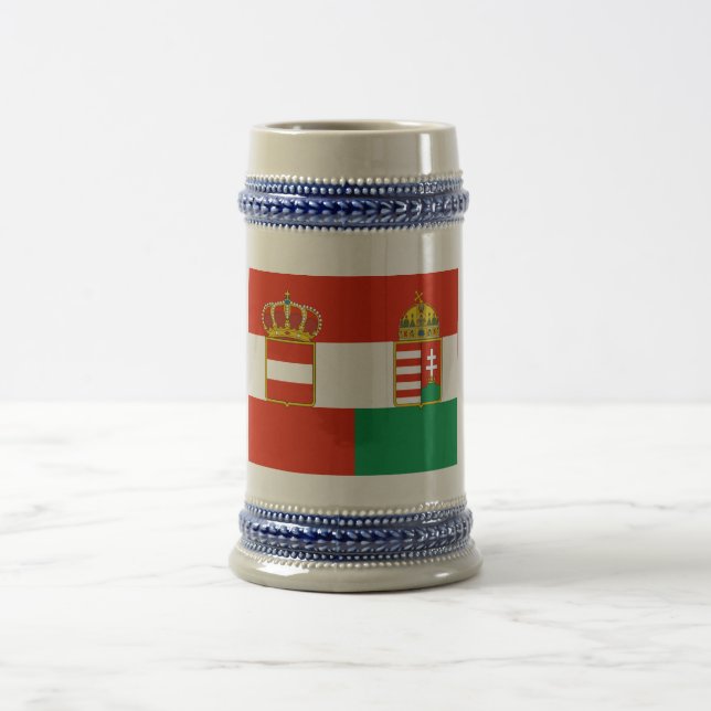 Caneca De Cerveja Bandeira de Áustria-Hungria (1869-1918) (Centro)