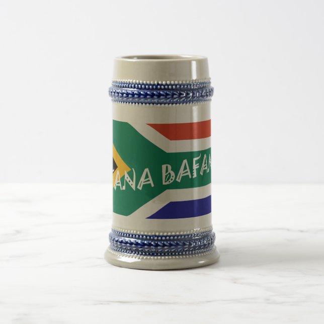 CANECA DE CERVEJA BANDEIRA DE BAFANA BAFANA (Centro)