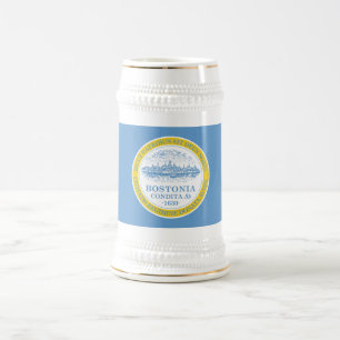 Caneca De Cerveja Bandeira de Boston