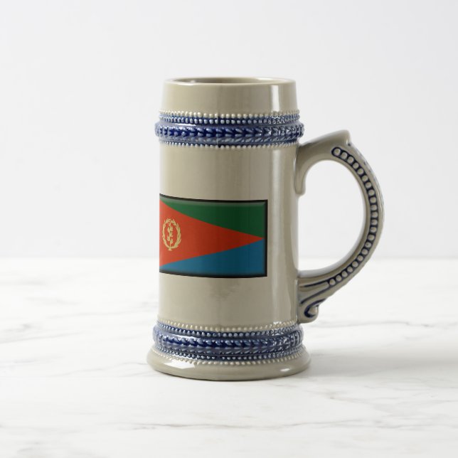 Caneca De Cerveja Bandeira de Eritrea (Direita)