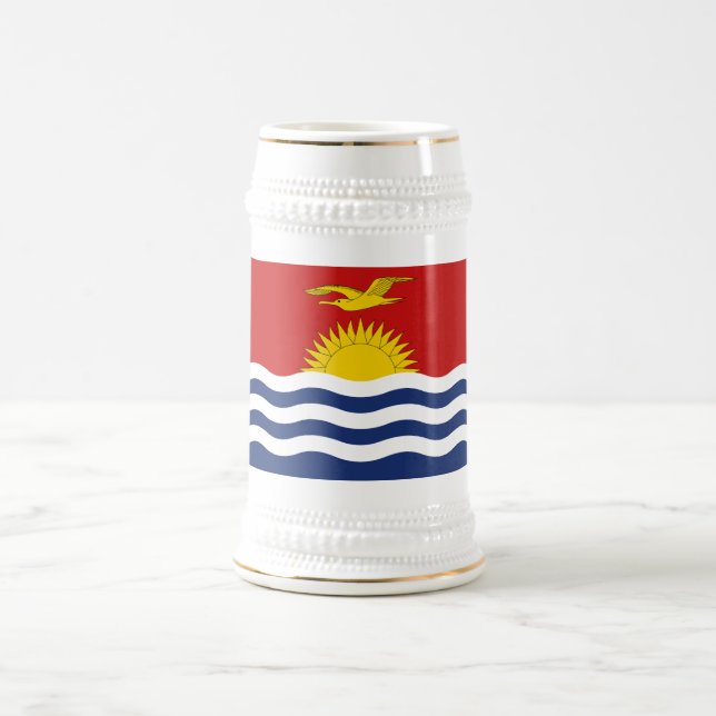 Caneca De Cerveja Bandeira de Kiribati (Centro)