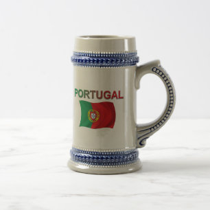 Caneca De Cerveja Bandeira de Portugal