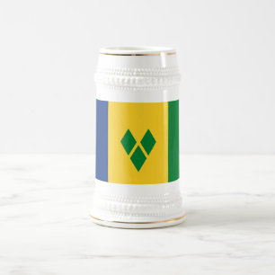 Caneca De Cerveja Bandeira de São Vicente