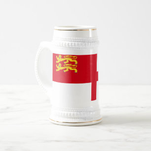 Caneca De Cerveja Bandeira de Sark