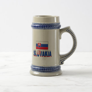 Caneca De Cerveja Bandeira de Slovakia
