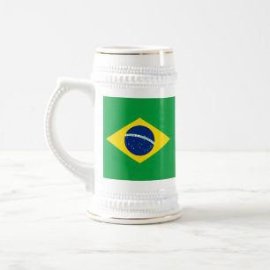Caneca De Cerveja Bandeira do Brasil Copa do Mundo 2026 Futebol Bras
