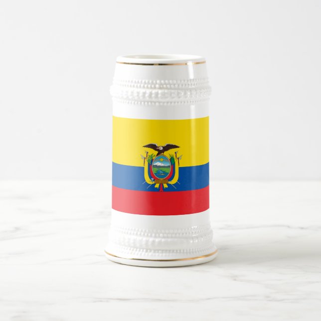 Caneca De Cerveja Bandeira do Equador (Centro)
