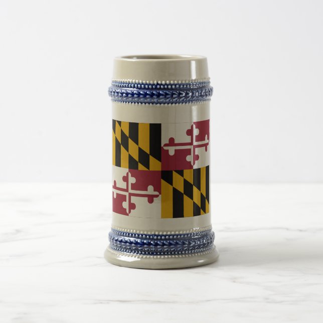 Caneca De Cerveja Bandeira do estado de Maryland (Centro)