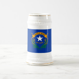 Caneca De Cerveja Bandeira do Estado de Nevada