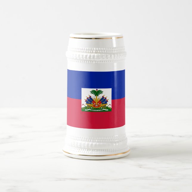 Caneca De Cerveja Bandeira do Haiti (Centro)