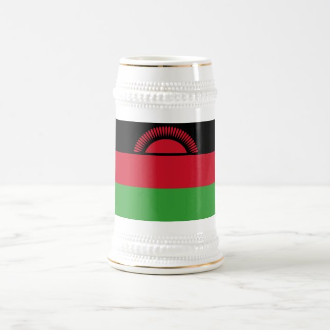 Caneca De Cerveja Bandeira do Malawi (Centro)