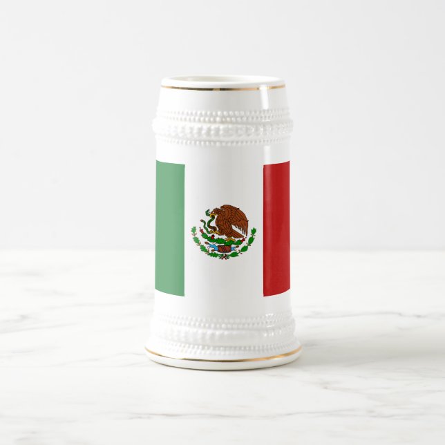 Caneca De Cerveja Bandeira do México (Centro)