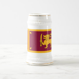 Caneca De Cerveja Bandeira do Sri Lanka