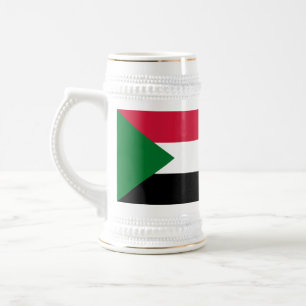Caneca De Cerveja Bandeira do Sudão