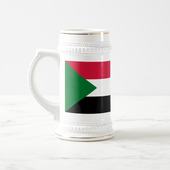 Caneca De Cerveja Bandeira do Sudão (Esquerda)