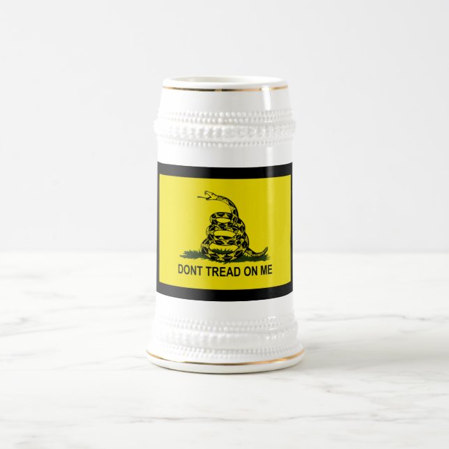 Caneca De Cerveja Bandeira do tea party (Centro)