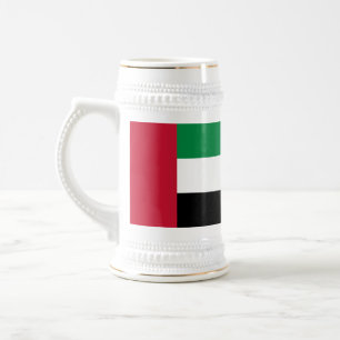 Caneca De Cerveja Bandeira dos Emirados Árabes Unidos