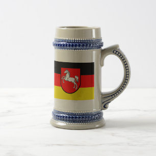 Caneca De Cerveja Bandeira - Flagge - Fahne Alemanha Baixa Saxónia