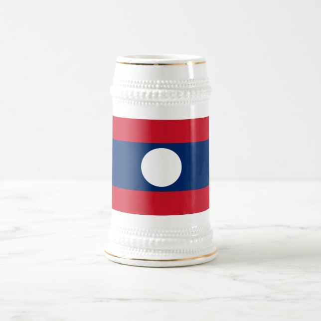Caneca De Cerveja Bandeira Laos (Centro)
