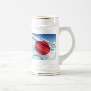 Caneca De Cerveja Bandeira Nacional Japonesa