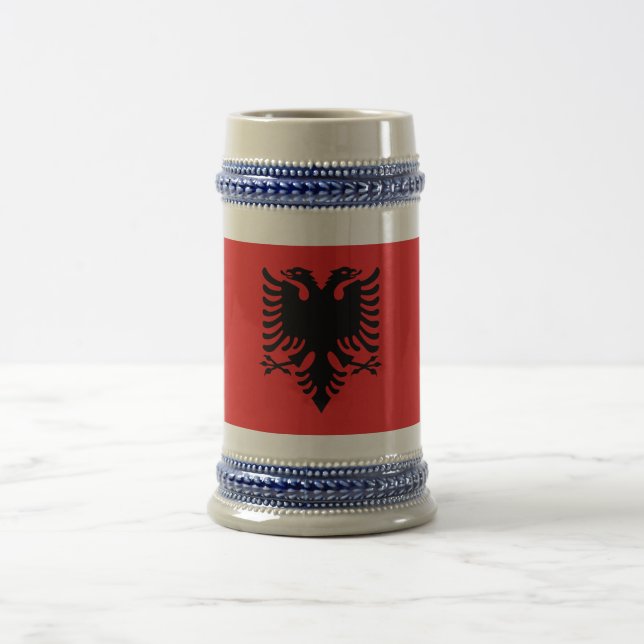 Caneca De Cerveja Bandeira Patriótica Albanesa (Centro)
