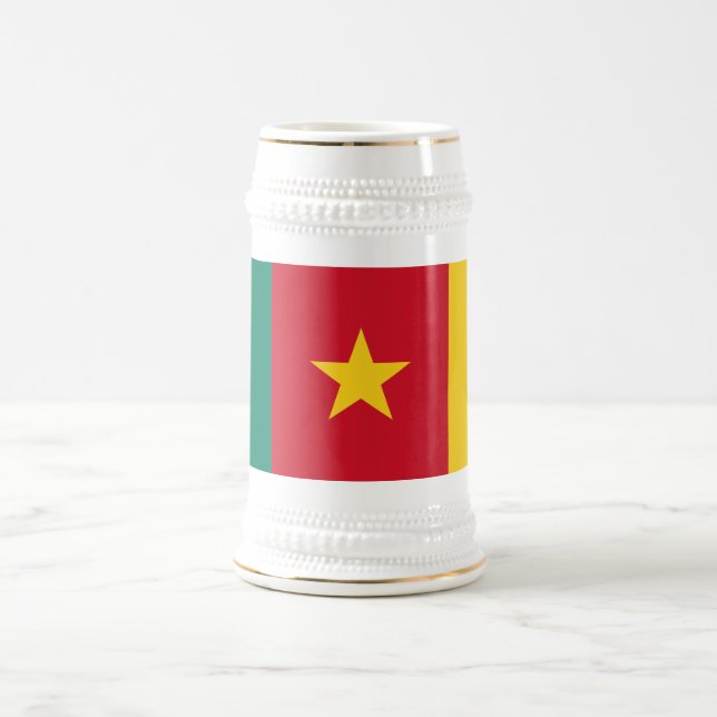 Caneca De Cerveja Bandeira Patriótica Camarões (Centro)