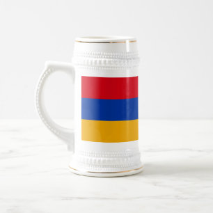 Caneca De Cerveja Bandeira Patriótica da Armênia