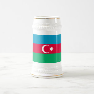 Caneca De Cerveja Bandeira Patriótica do Azerbaijão