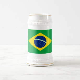 Caneca De Cerveja Bandeira Patriótica do Brasil