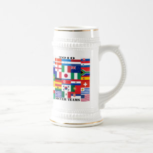 Caneca De Cerveja Bandeiras 2010 das equipes de futebol