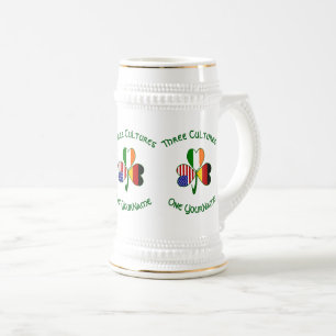 Caneca De Cerveja Bandeiras da Irlanda Alemanha EUA Trevo Personaliz