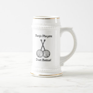 Caneca de cerveja Banjo Duet