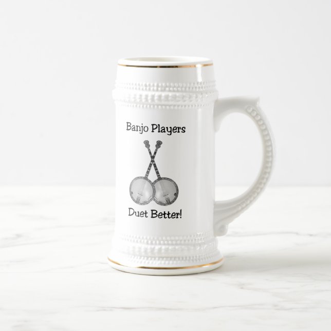 Caneca de cerveja Banjo Duet (Direita)