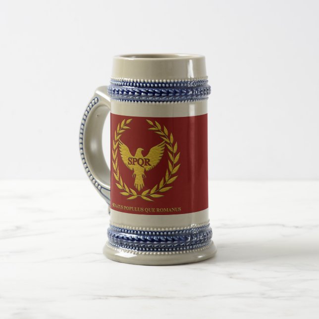 Caneca de Cerveja (Bear Mug) Águia Romana (Frente Esquerda)
